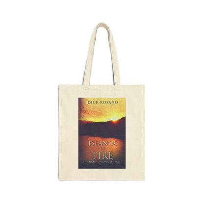 Islands Of Fire - Cotton Canvas Tote Bag