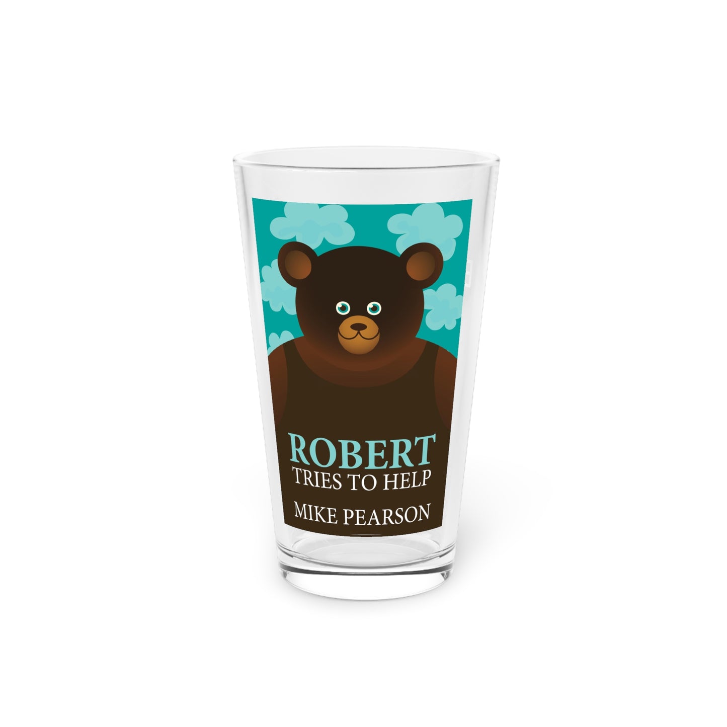 Robert Tries To Help - Pint Glass