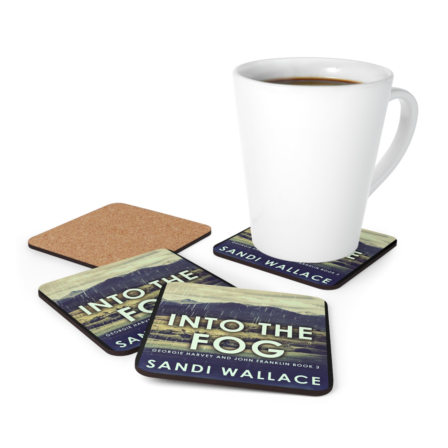 Into The Fog - Corkwood Coaster Set