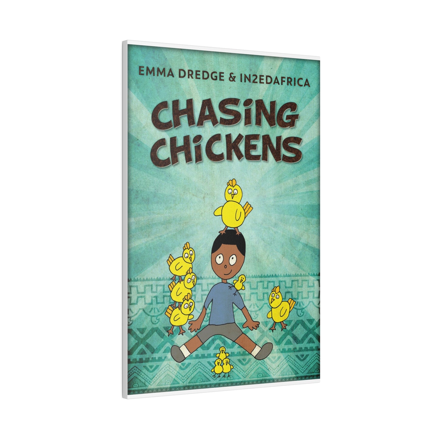 Chasing Chickens - Canvas