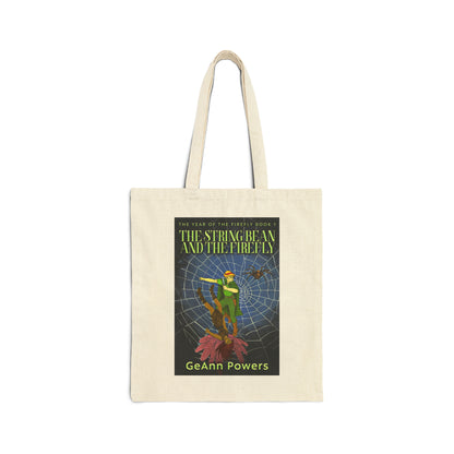 The String Bean And The Firefly - Cotton Canvas Tote Bag