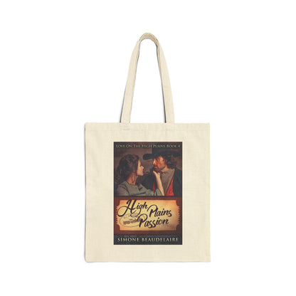 High Plains Passion - Cotton Canvas Tote Bag