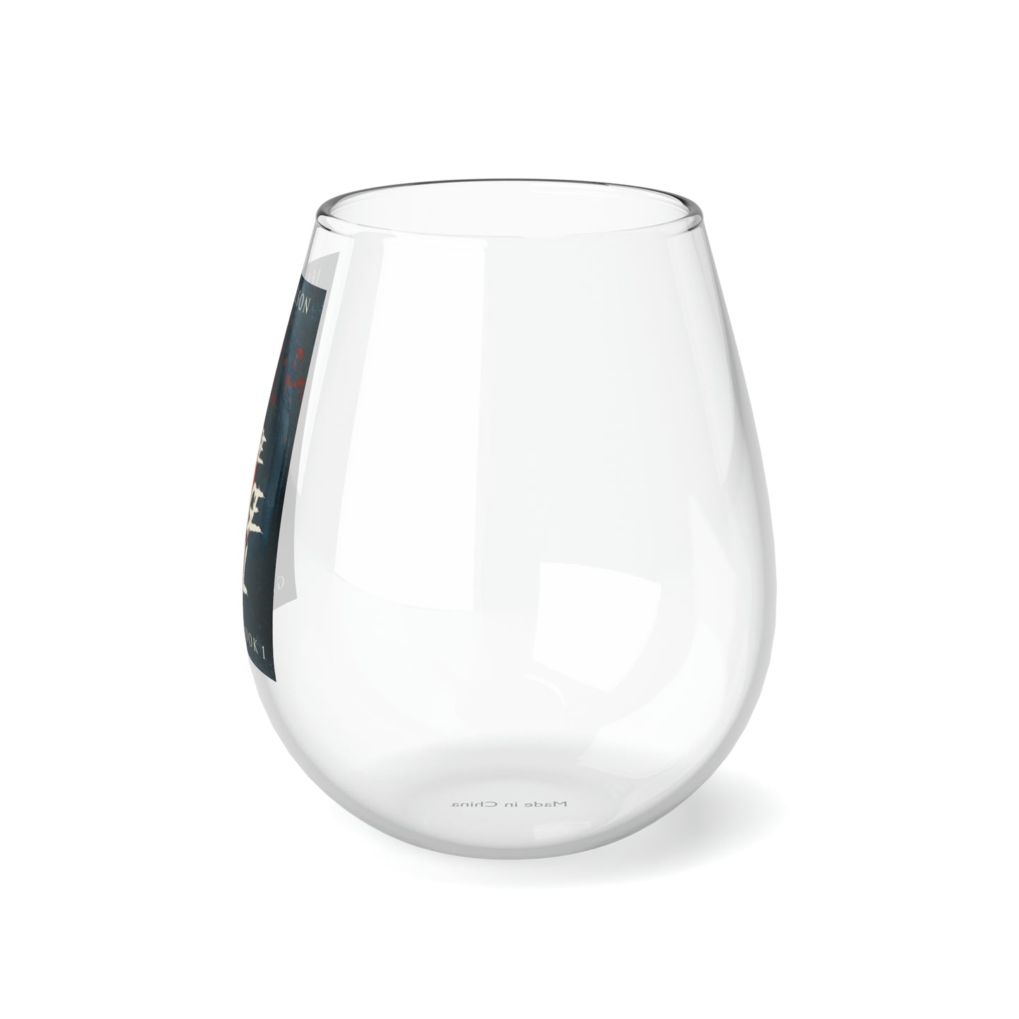 On The Savage Trail - Stemless Wine Glass, 11.75oz