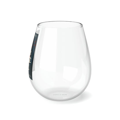 On The Savage Trail - Stemless Wine Glass, 11.75oz