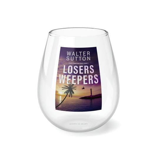 Losers Weepers - Stemless Wine Glass, 11.75oz