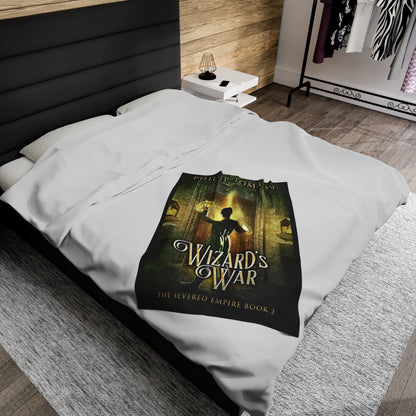 Wizard's War - Velveteen Plush Blanket