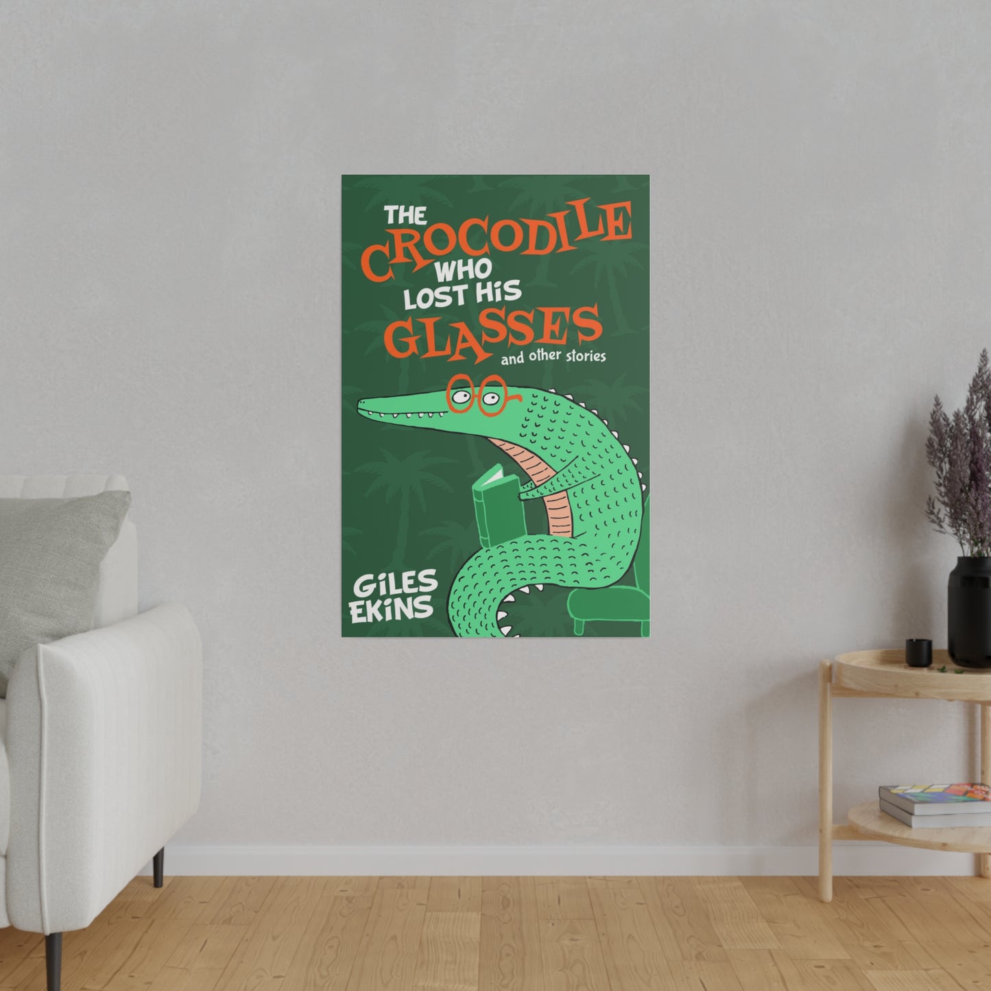 The Crocodile Who Lost His Glasses - Canvas