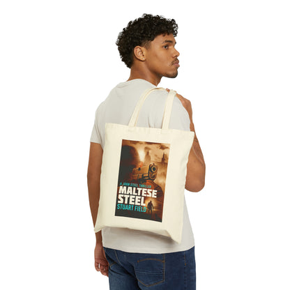 Maltese Steel - Cotton Canvas Tote Bag