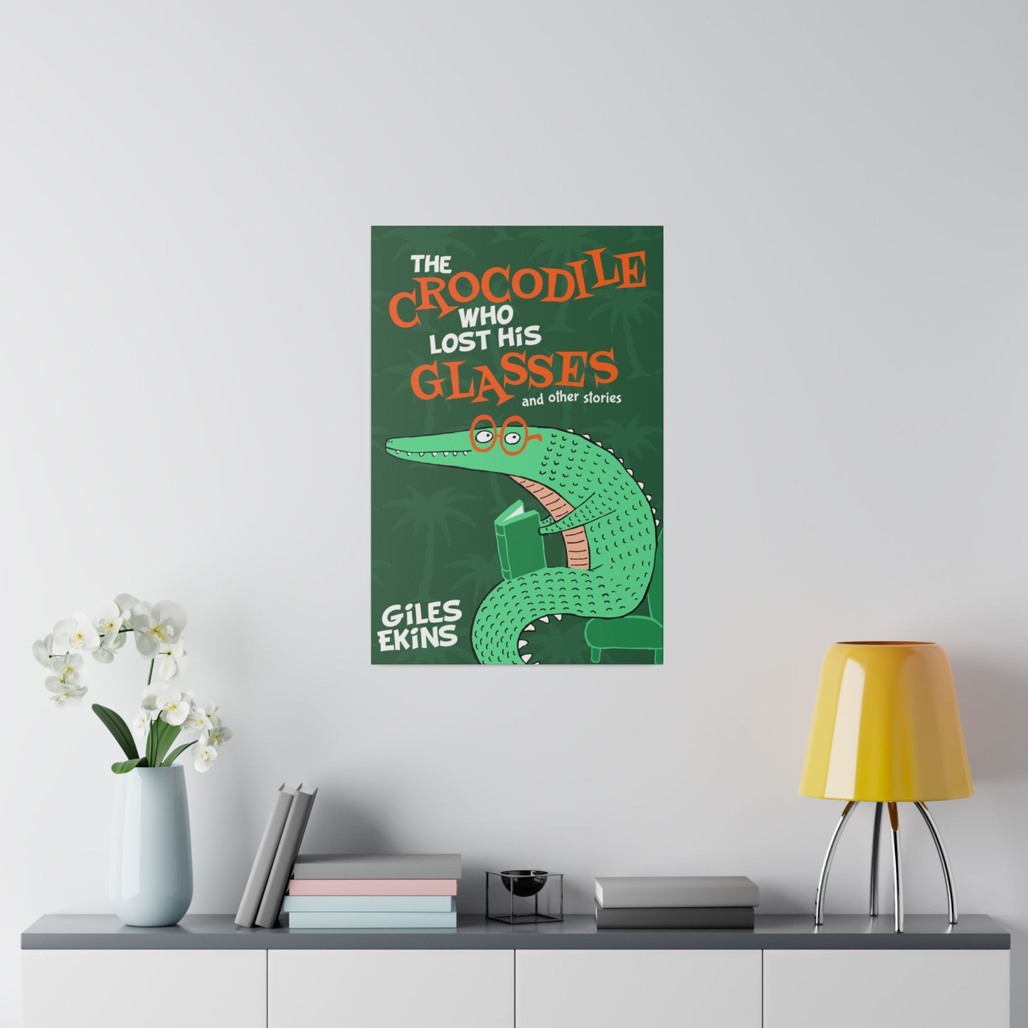 The Crocodile Who Lost His Glasses - Canvas