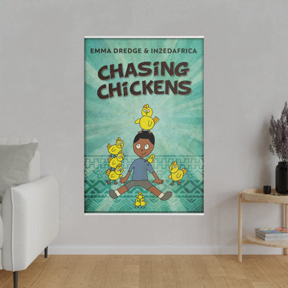 Chasing Chickens - Canvas