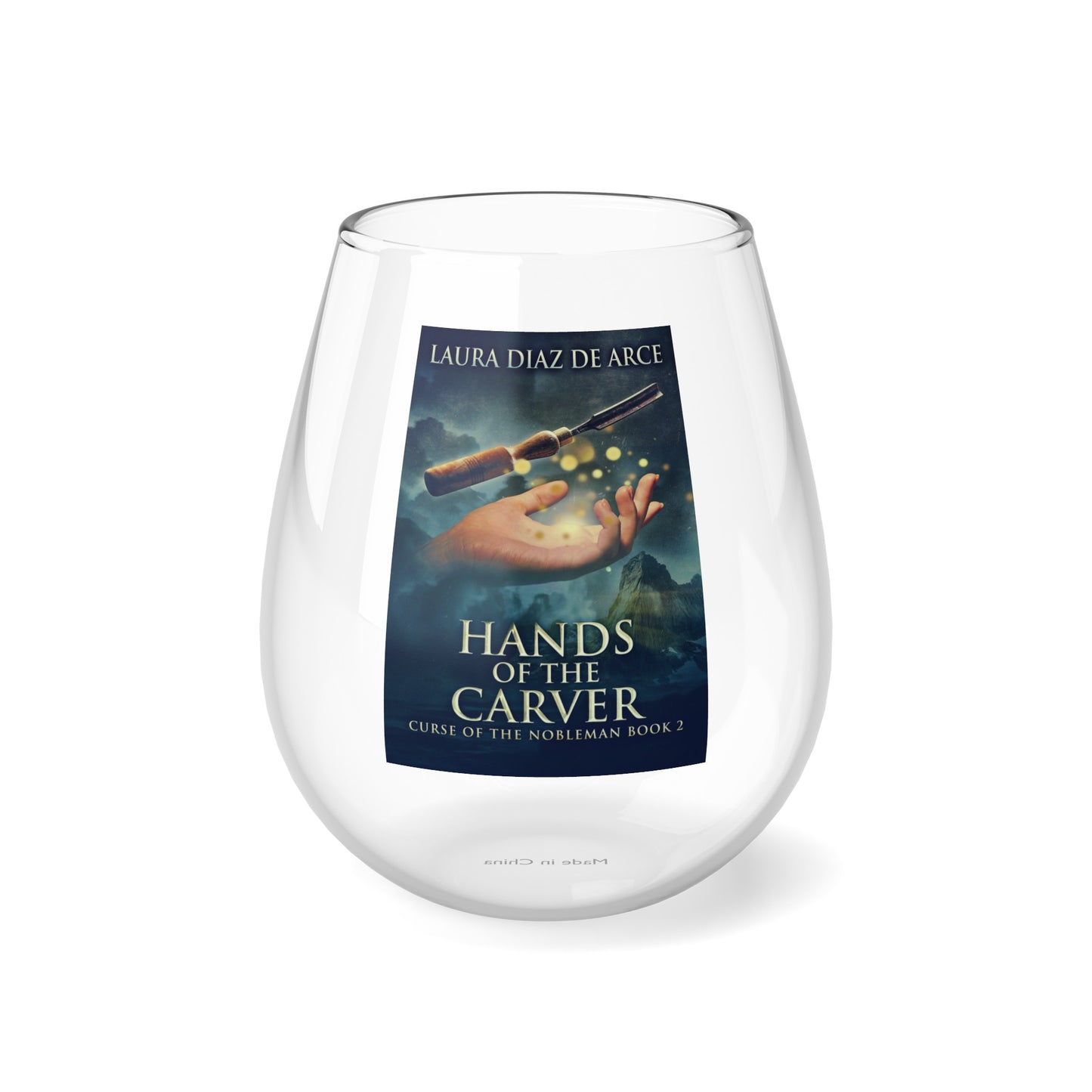 Hands of the Carver - Stemless Wine Glass, 11.75oz