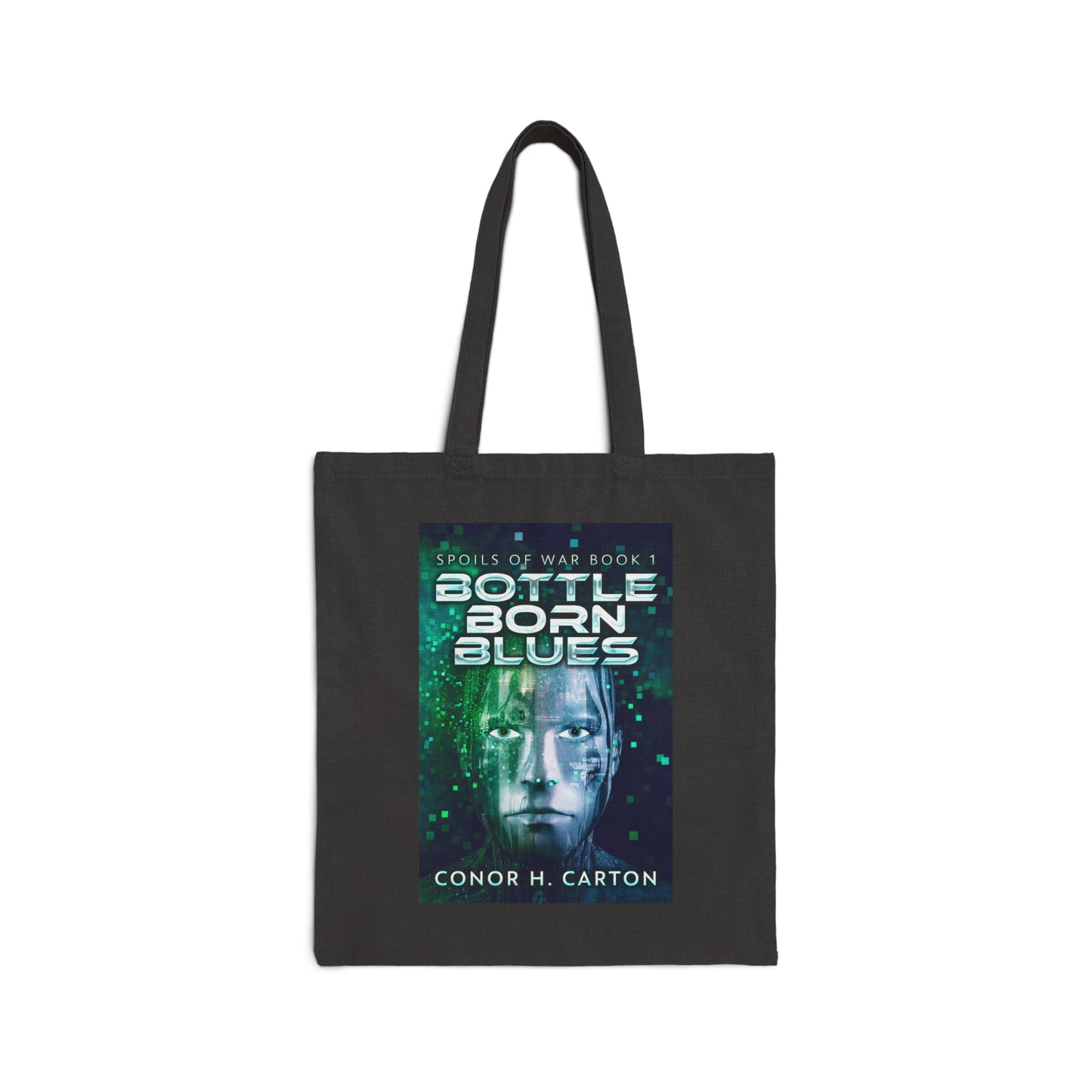 Bottle Born Blues - Cotton Canvas Tote Bag