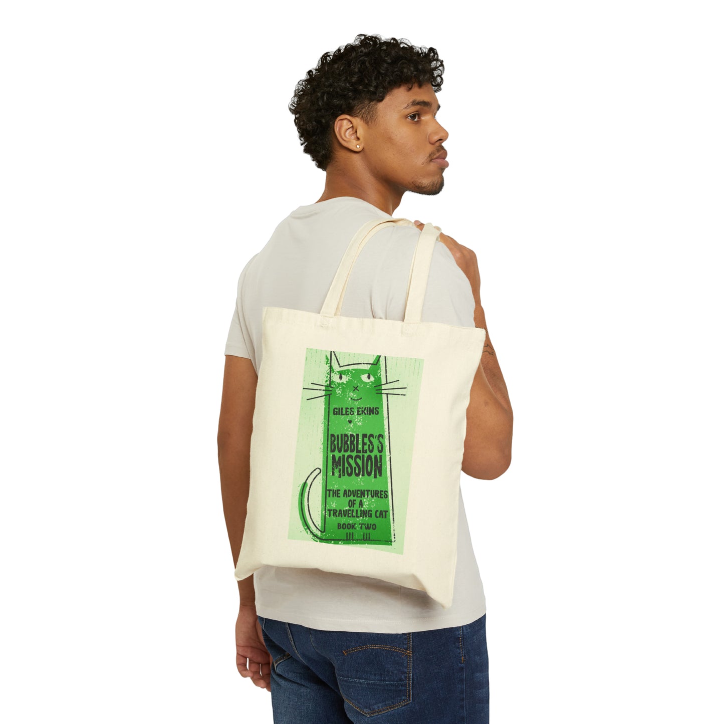 Bubbles's Mission - Cotton Canvas Tote Bag