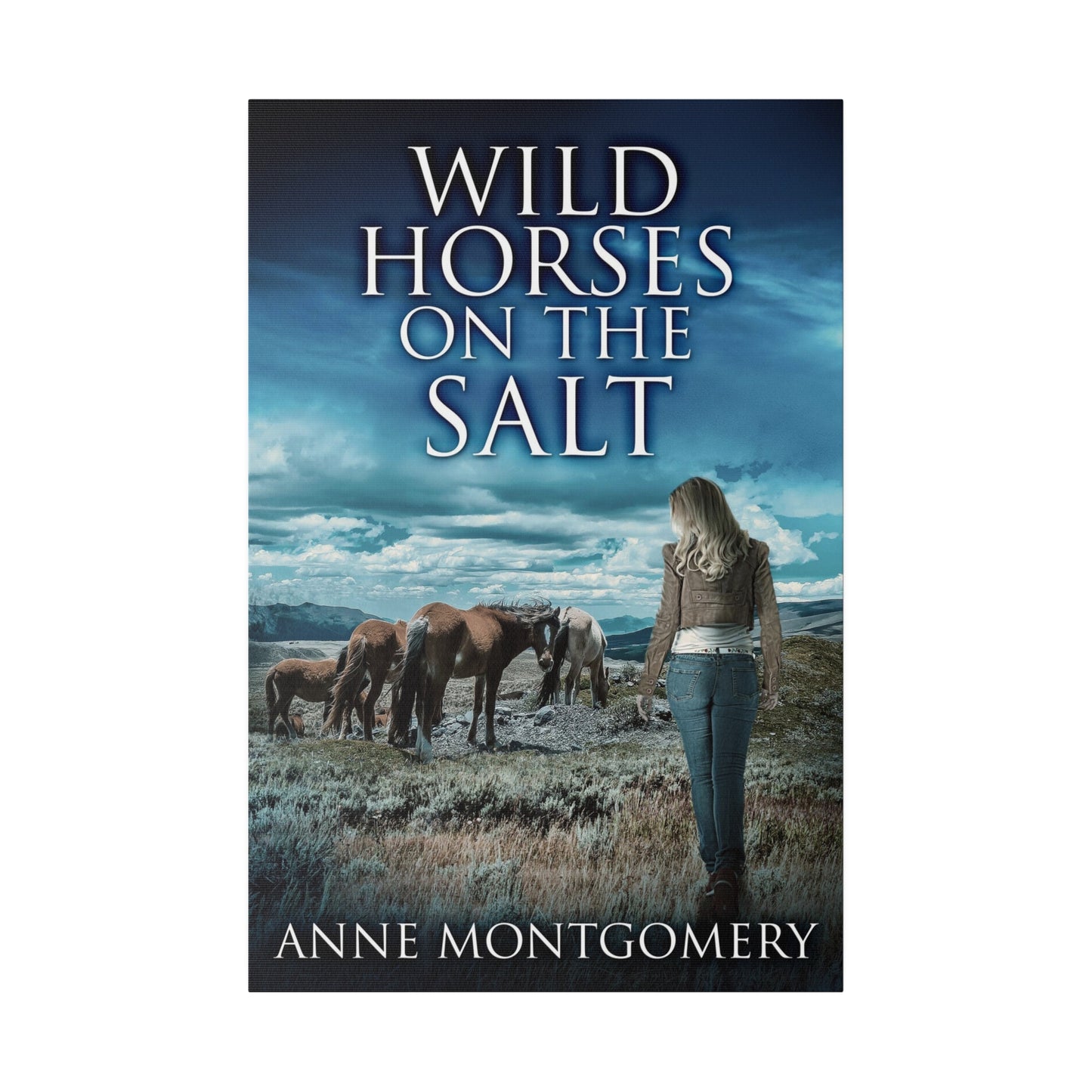 Wild Horses On The Salt - Canvas