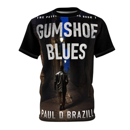 Gumshoe Blues - Unisex All-Over Print Cut & Sew T-Shirt