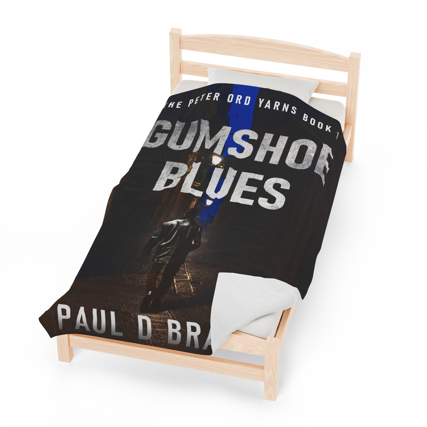 Gumshoe Blues - Velveteen Plush Blanket