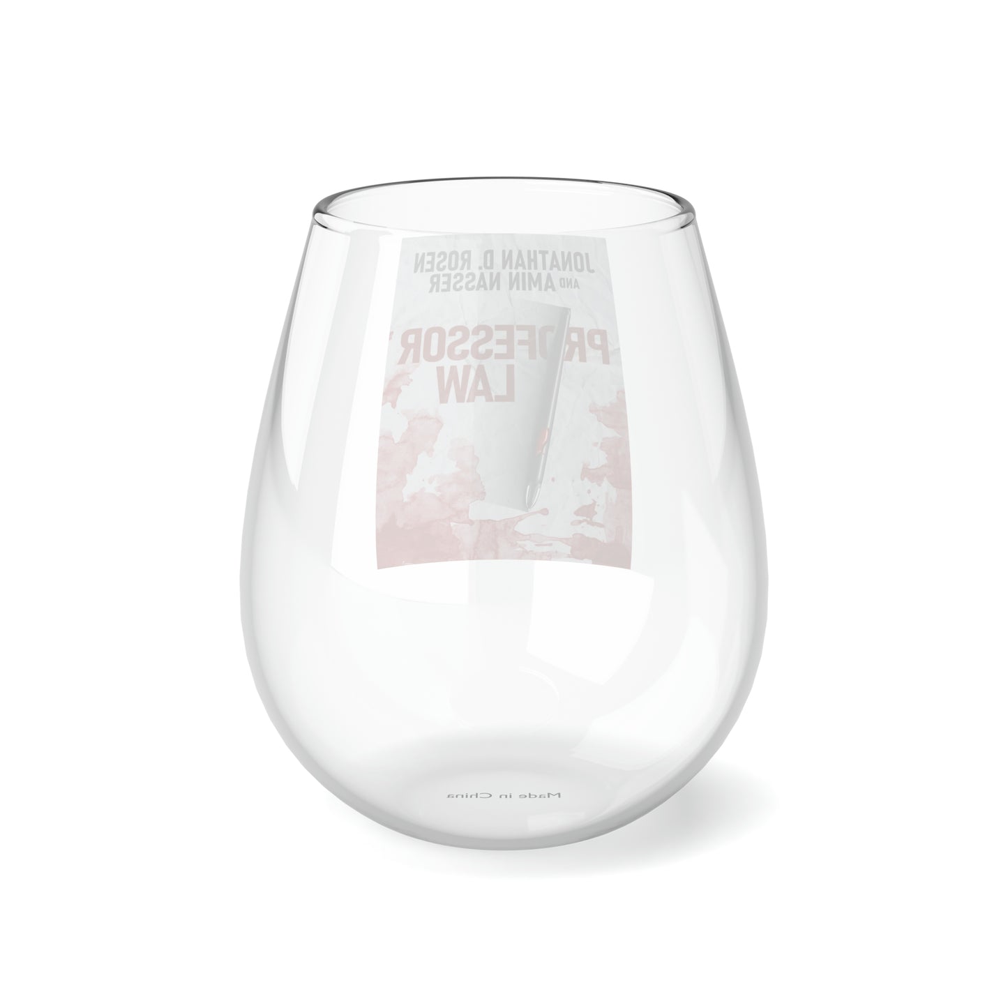 Professor Law - Stemless Wine Glass, 11.75oz