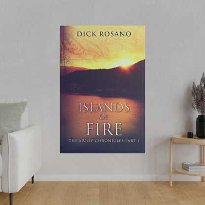 Islands Of Fire  - Canvas