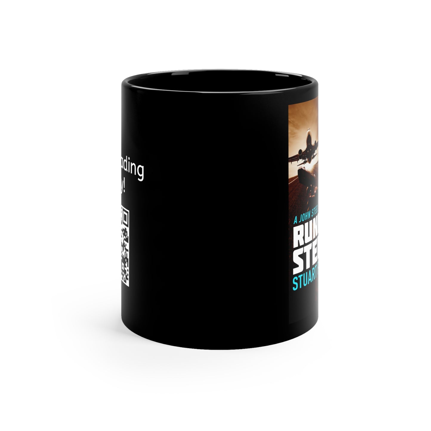 Running Steel - Black Coffee Mug