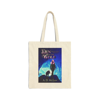 Den Of The Wolf - Cotton Canvas Tote Bag