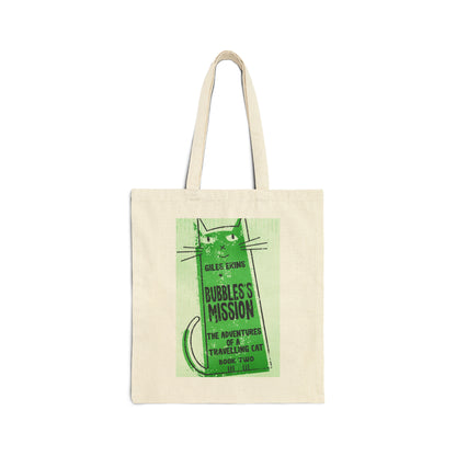 Bubbles's Mission - Cotton Canvas Tote Bag