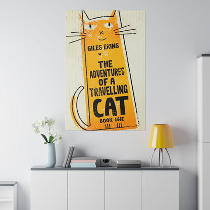 The Adventures Of A Travelling Cat - Canvas