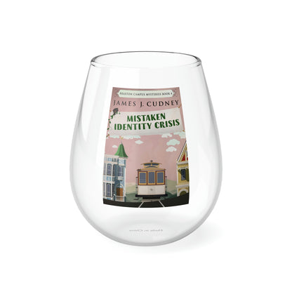 Mistaken Identity Crisis - Stemless Wine Glass, 11.75oz