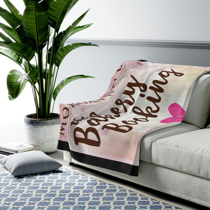 The Bakery Booking - Velveteen Plush Blanket