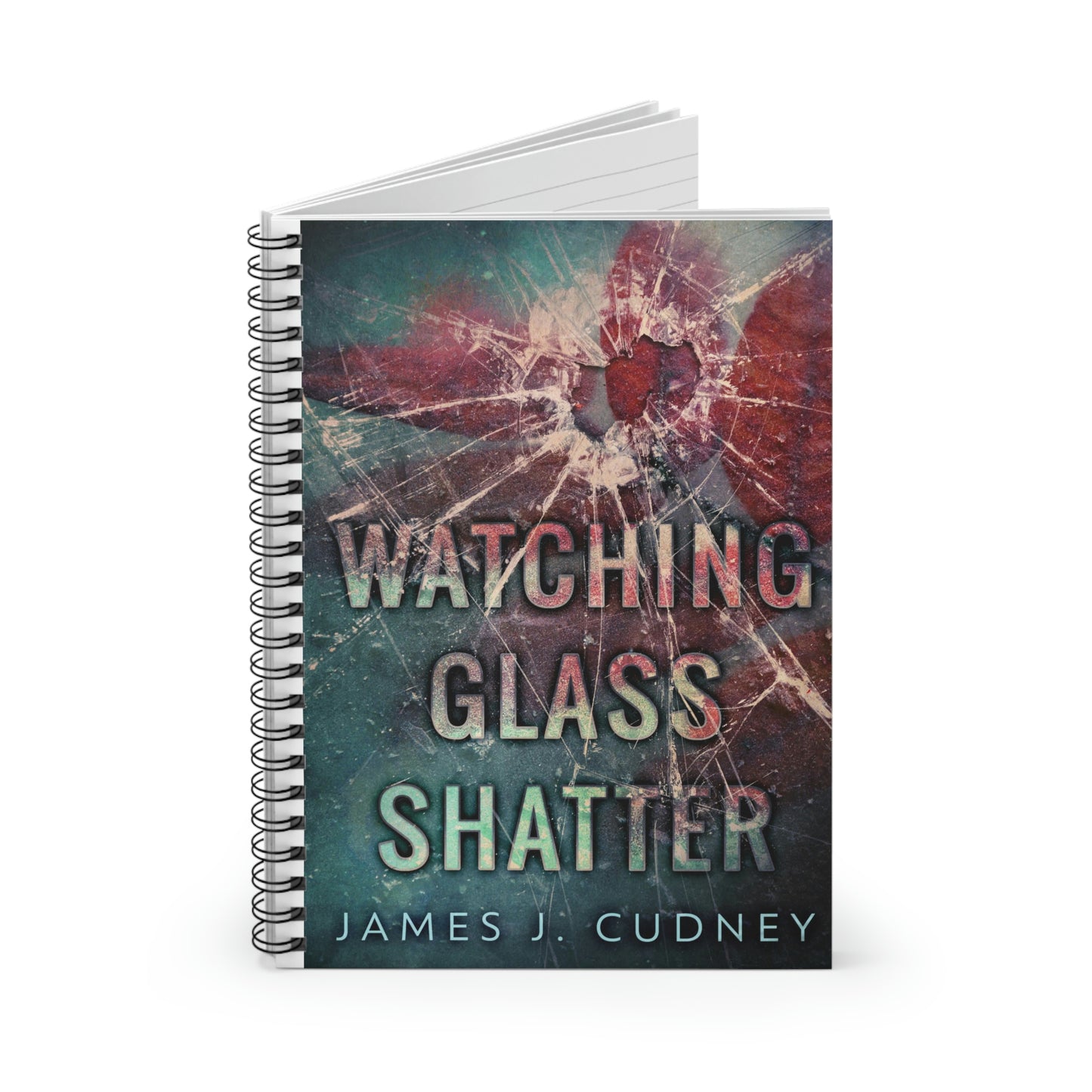 Watching Glass Shatter - Spiral Notebook