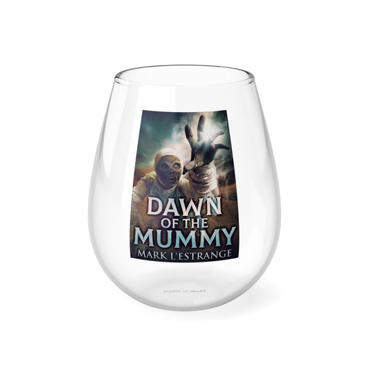 Dawn Of The Mummy - Stemless Wine Glass, 11.75oz