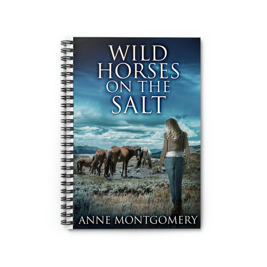 Wild Horses On The Salt - Spiral Notebook