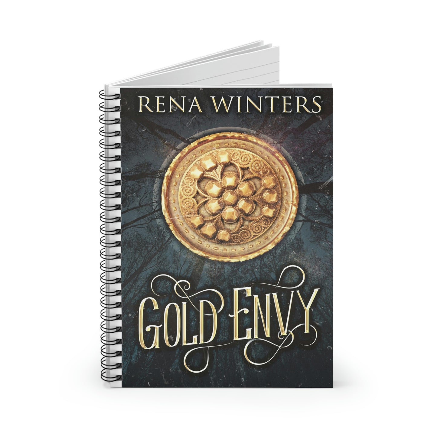 Gold Envy - Spiral Notebook