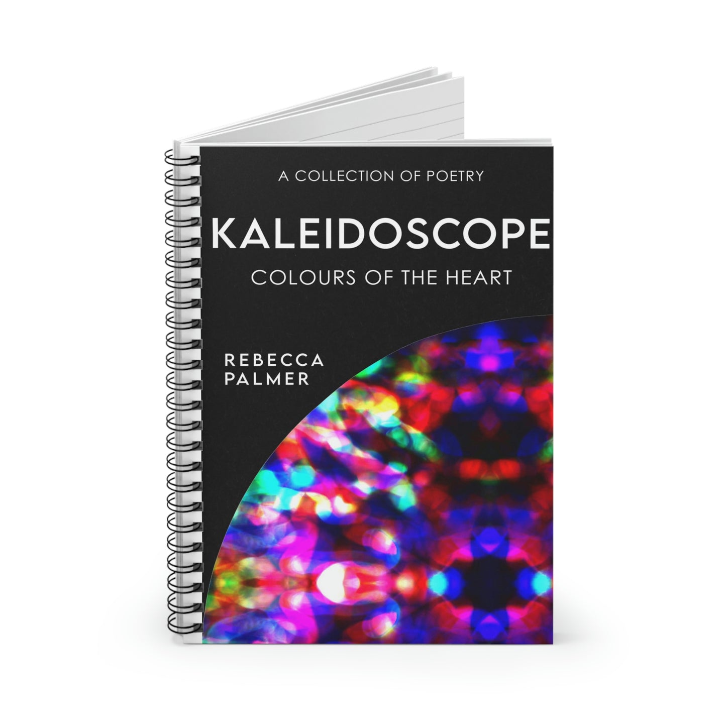 Kaleidoscope - Colours Of The Heart - Spiral Notebook