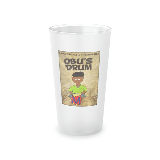 Obu's Drum - Frosted Pint Glass