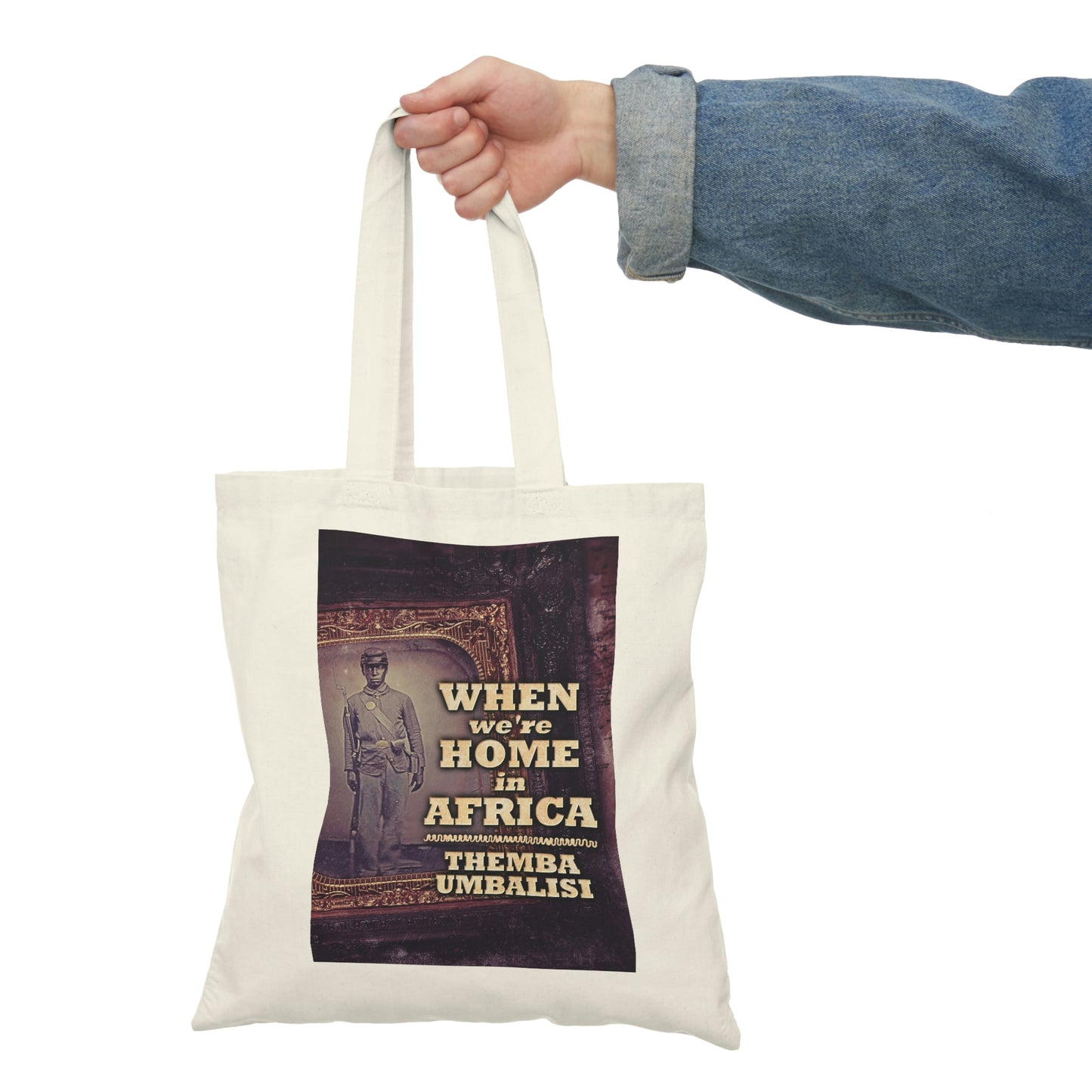 When We're Home In Africa - Natural Tote Bag