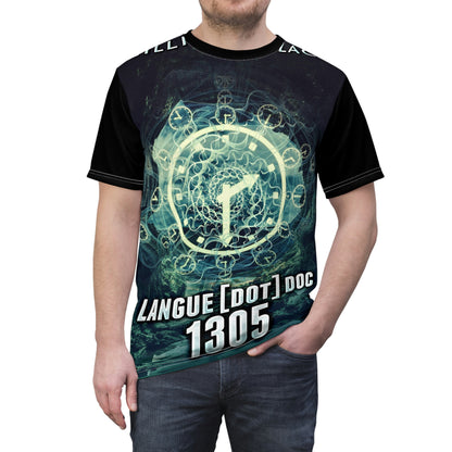 Langue[dot]doc 1305 - Unisex All-Over Print Cut & Sew T-Shirt