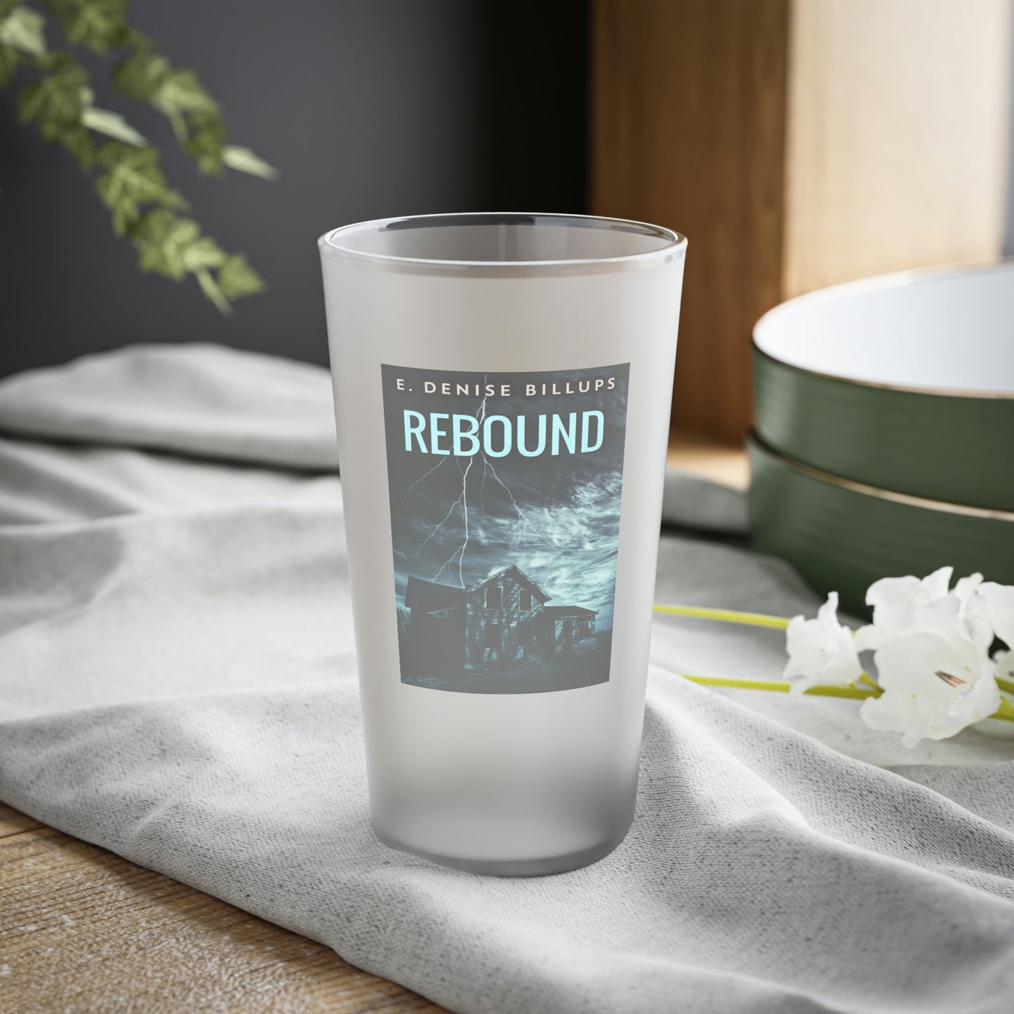 Rebound - Frosted Pint Glass