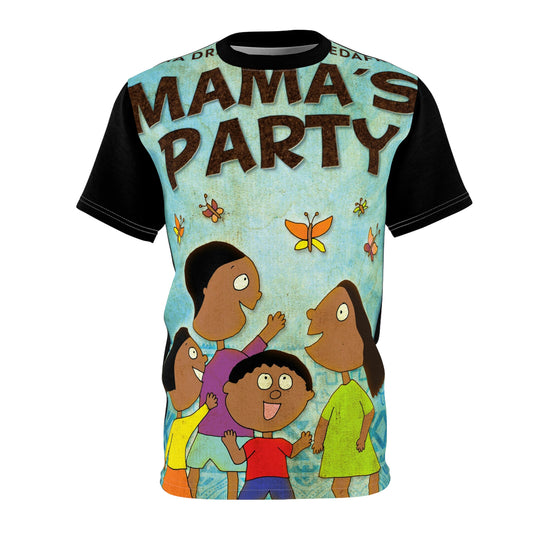 Mama's Party - Unisex All-Over Print Cut & Sew T-Shirt