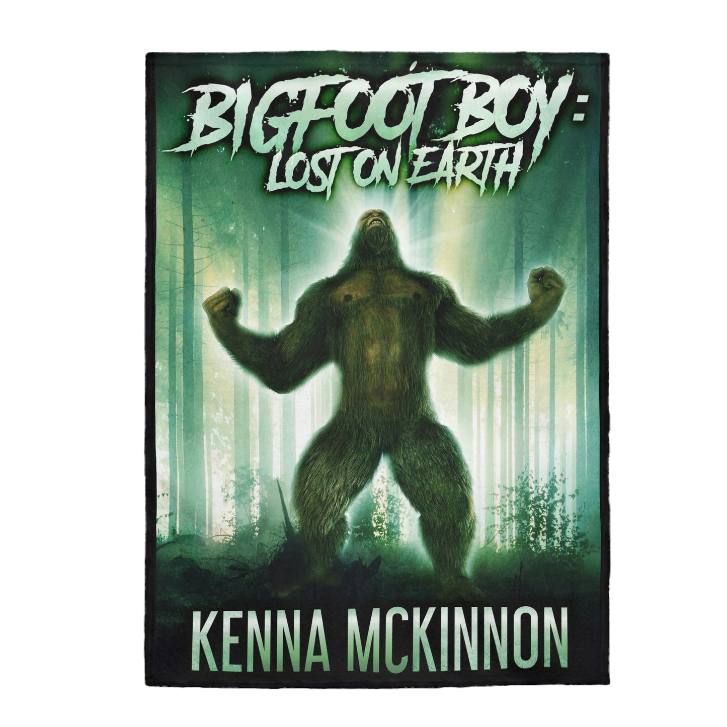 Bigfoot Boy - Velveteen Plush Blanket