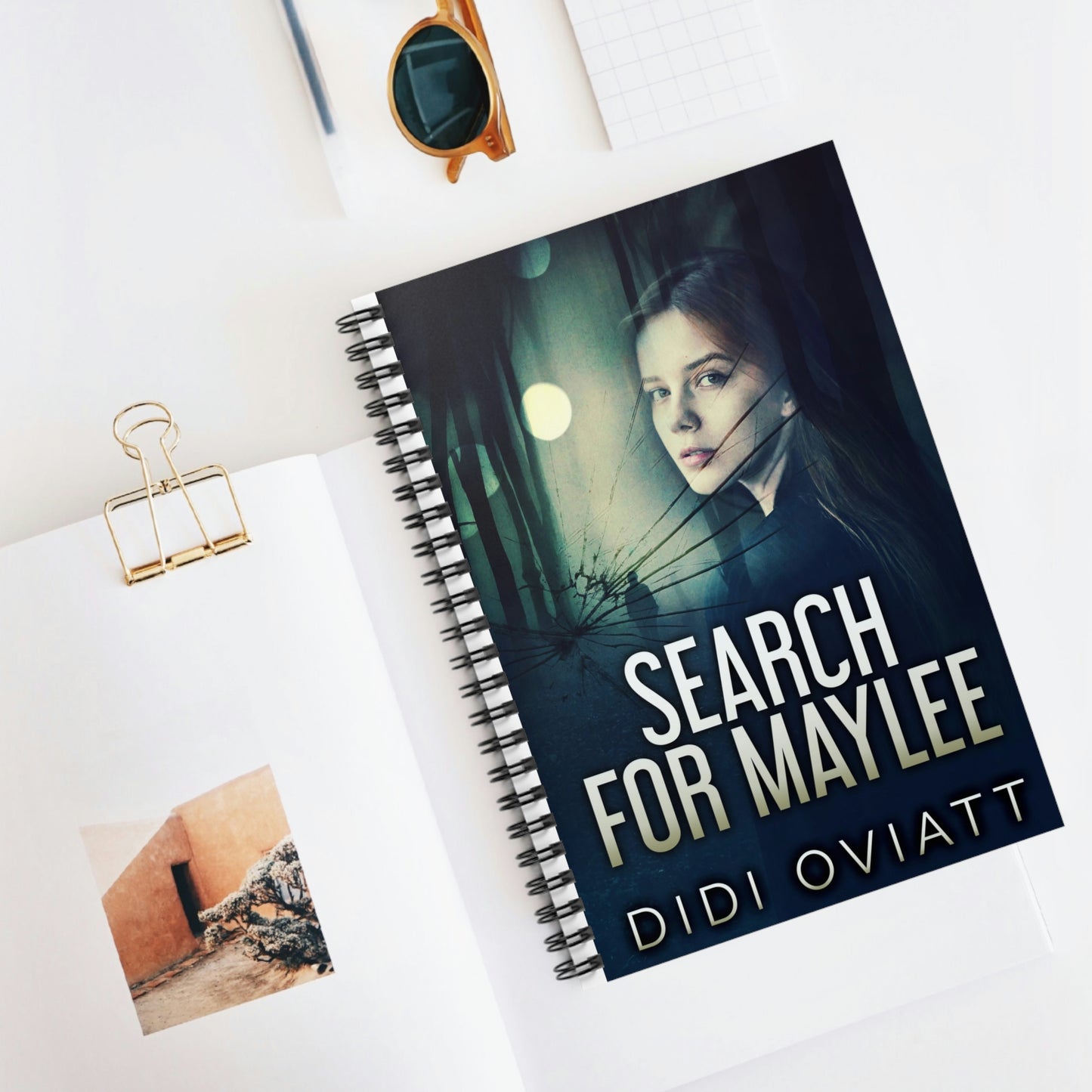 Search for Maylee - Spiral Notebook