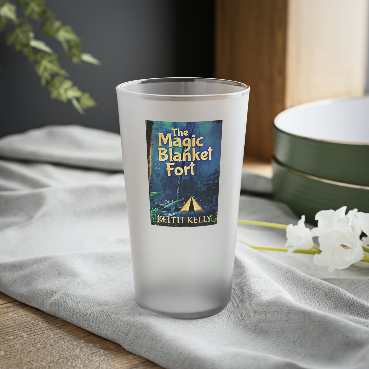 The Magic Blanket Fort - Frosted Pint Glass