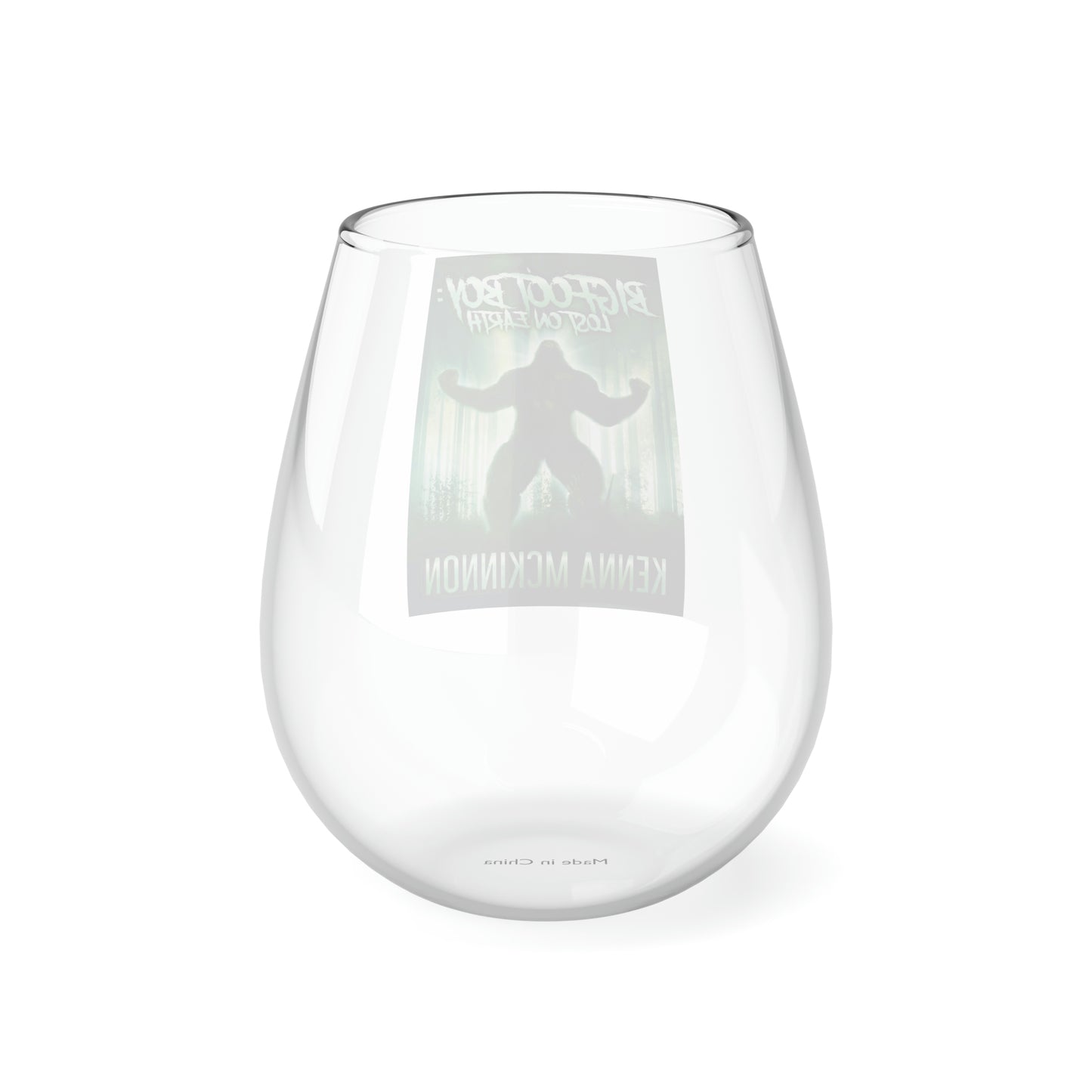 Bigfoot Boy - Stemless Wine Glass, 11.75oz