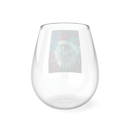 Christmas Evil - Stemless Wine Glass, 11.75oz