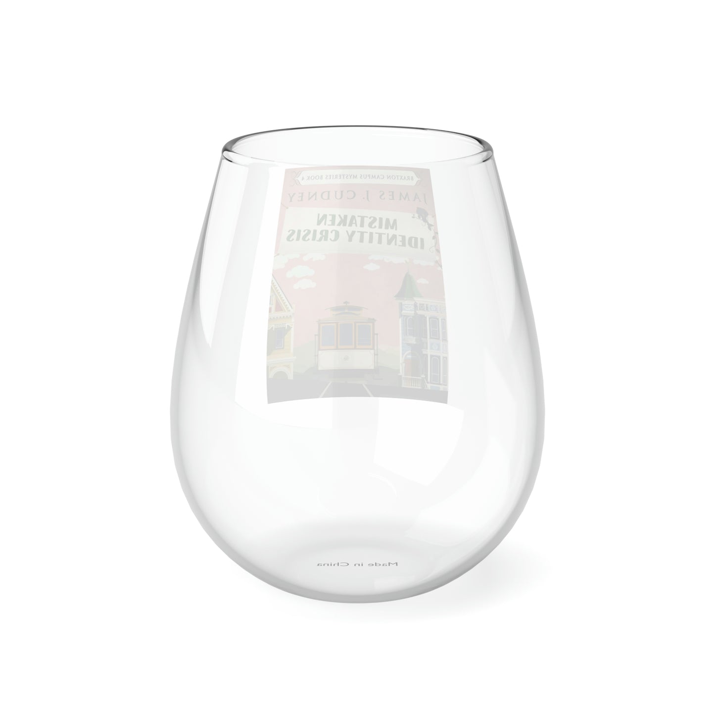 Mistaken Identity Crisis - Stemless Wine Glass, 11.75oz