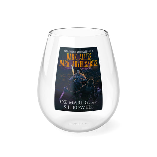 Dark Allies, Dark Adversaries - Stemless Wine Glass, 11.75oz