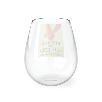 Before The Sun Sets - Stemless Wine Glass, 11.75oz