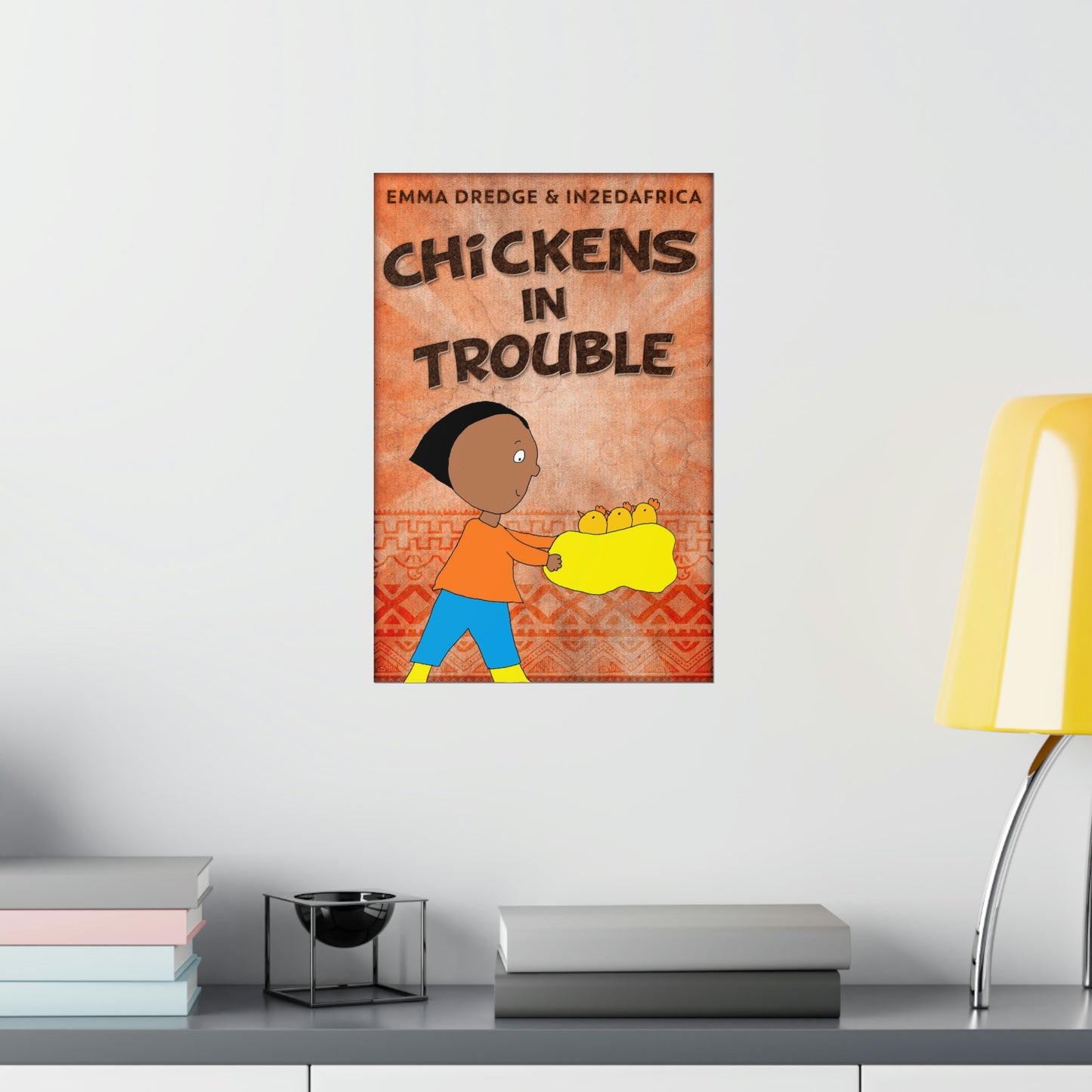 Chickens In Trouble - Matte Poster