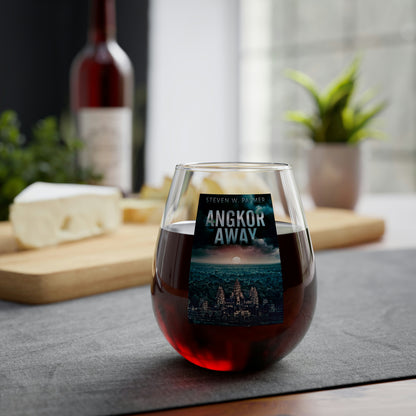 Angkor Away - Stemless Wine Glass, 11.75oz