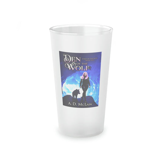 Den Of The Wolf - Frosted Pint Glass