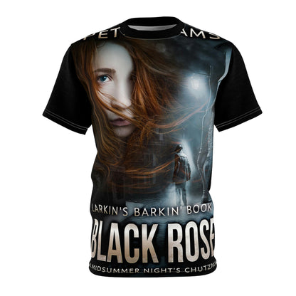 Black Rose - Unisex All-Over Print Cut & Sew T-Shirt